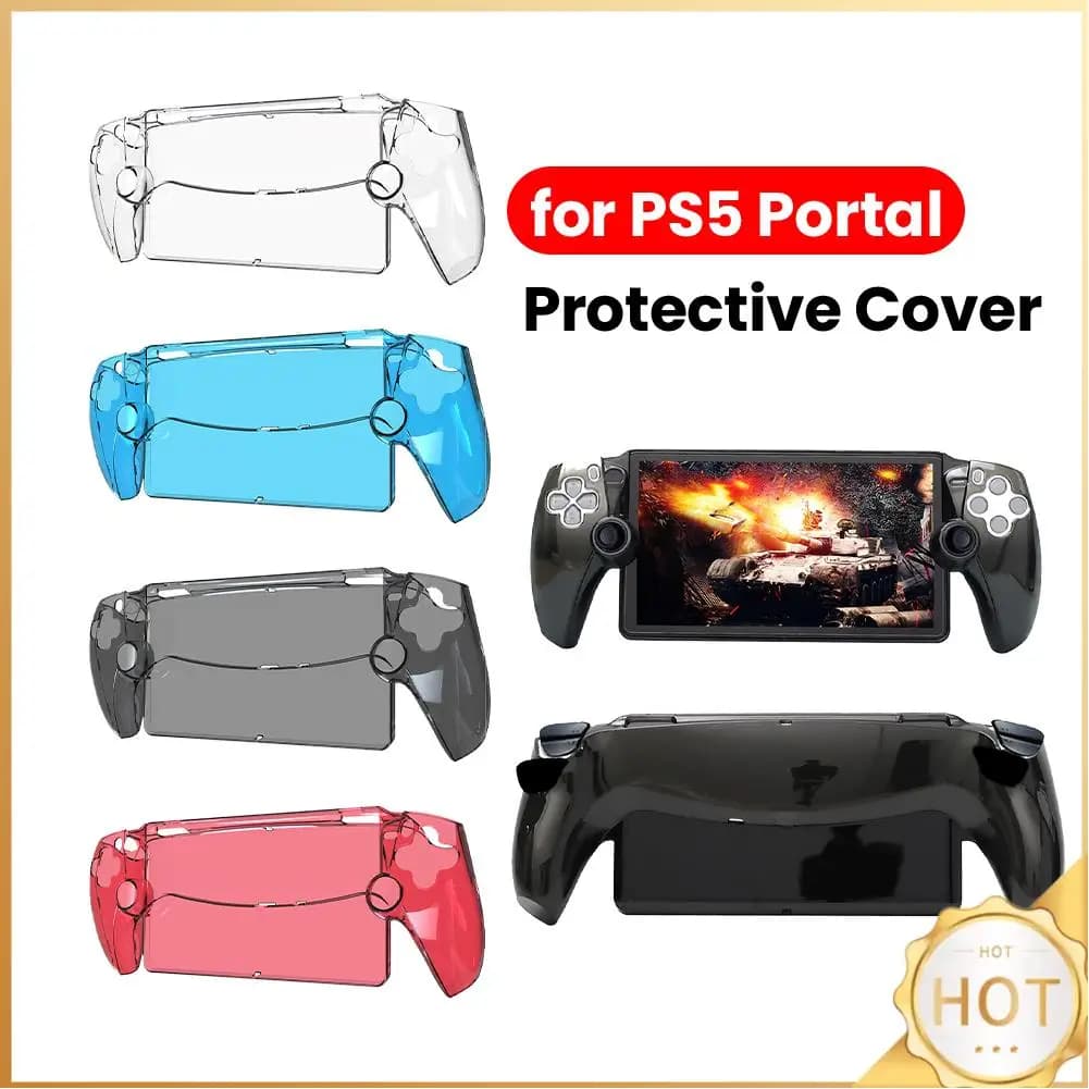 Custodia Protettiva Trasparente Anti-Caduta per Controller di Console da Gioco, Cover Anti-Graffio Lavabile per PS5 Portal