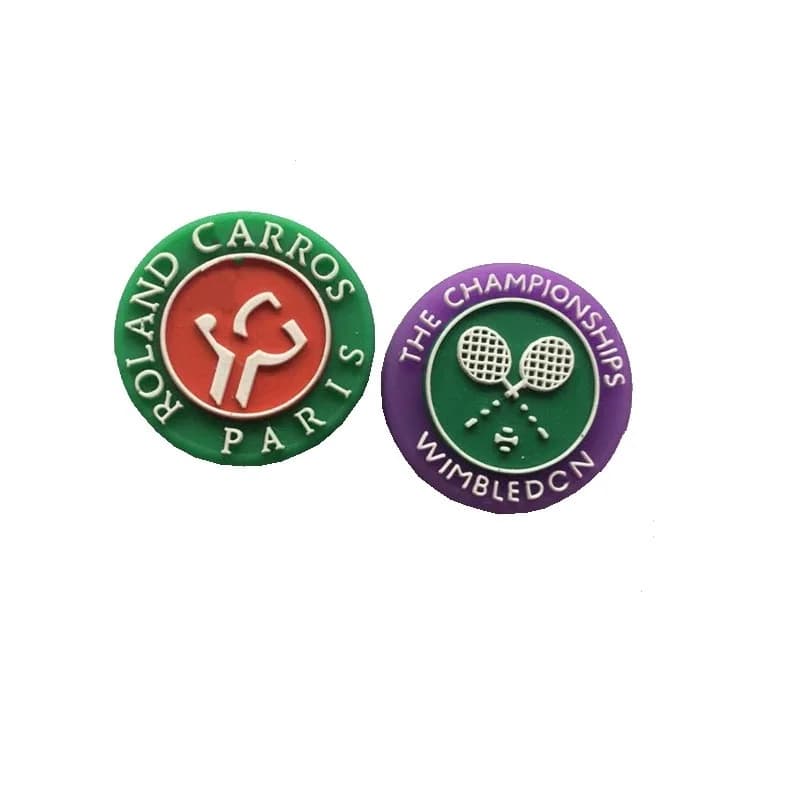 10 pezzi racchetta da tennis ammortizzatore smorzatore modello commemorativo anti-vibrazione accessori sportivi in silicone ridurre le vibrazioni