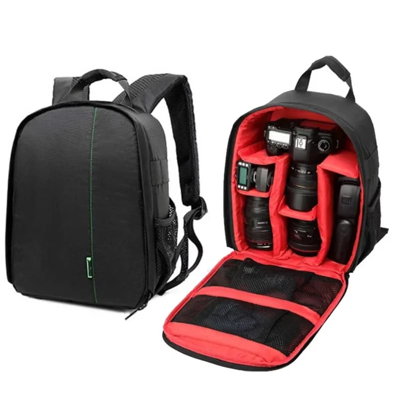 Zaino multifunzionale per fotocamera da esterno, borsa a tracolla digitale per video, borsa impermeabile per fotocamera, custodia per fotocamera DSLR Sony