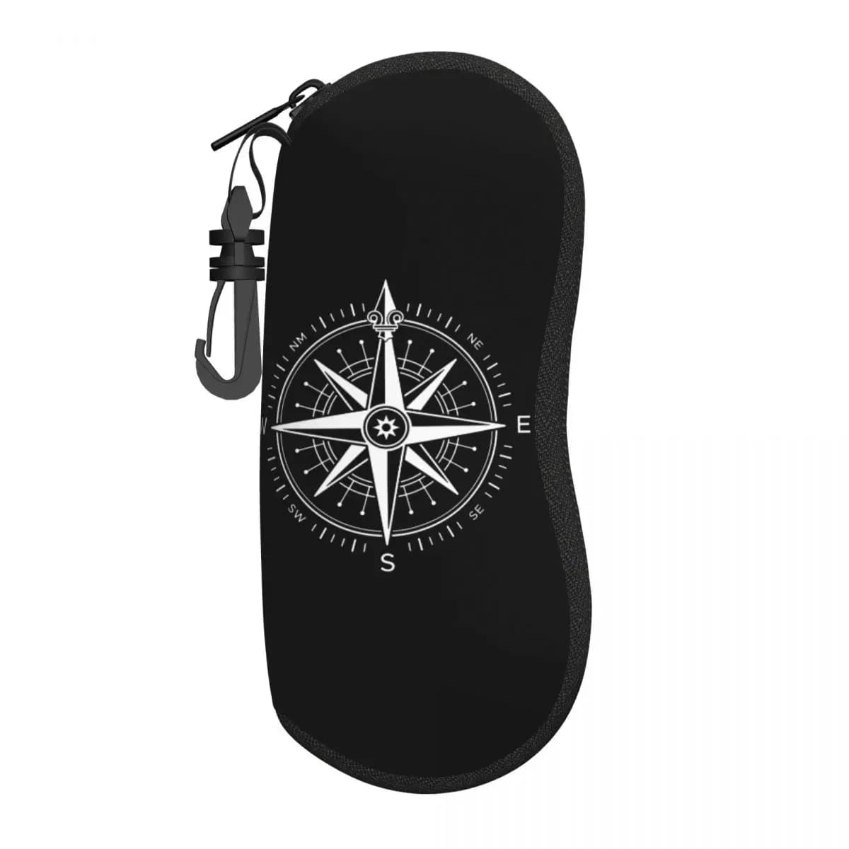 Custodia per occhiali da vista con bussola nautica vintage personalizzata Custodia per occhiali da sole per donna Uomo Moda Capitano Anchor Barca Custodia per occhiali da sole