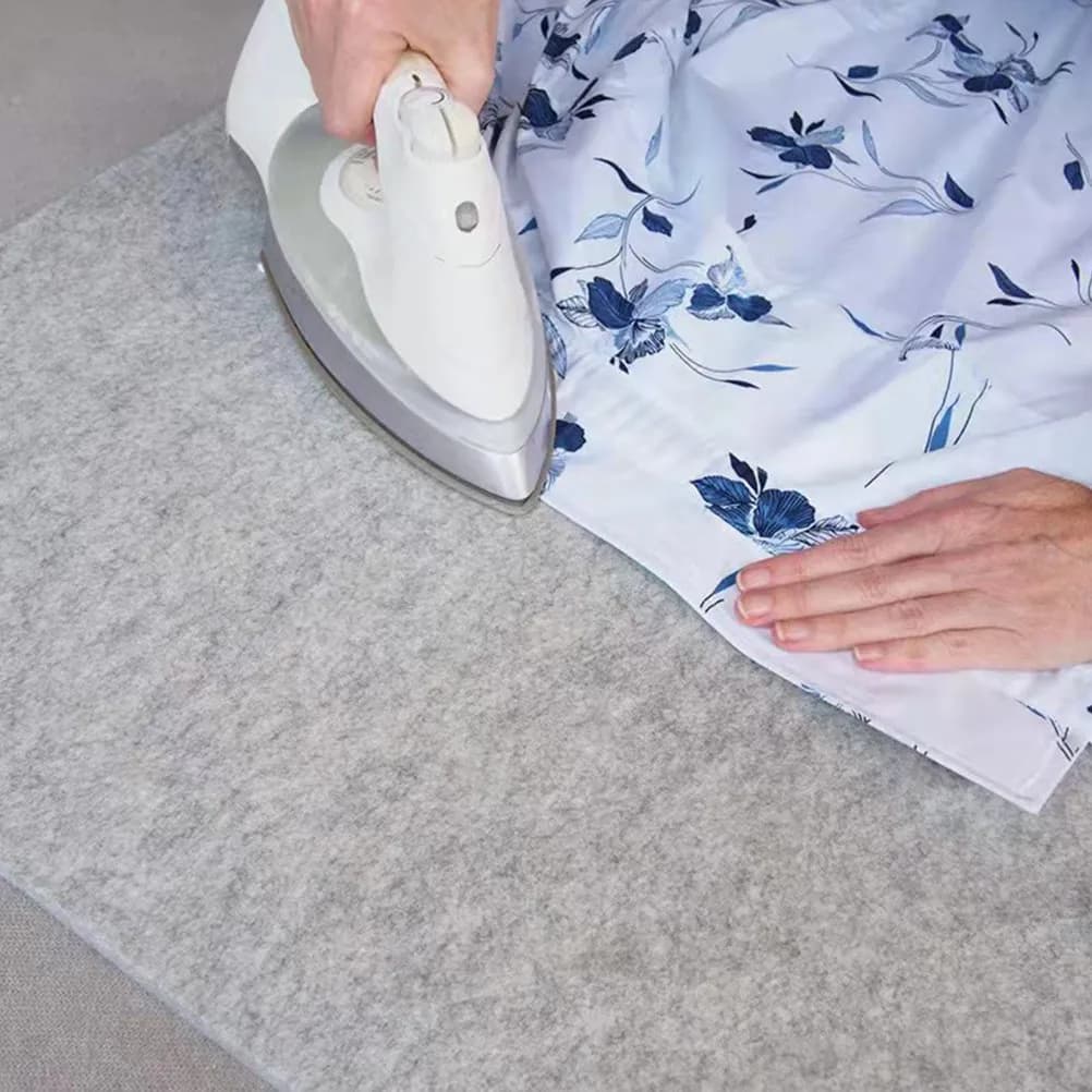 Tappetino Portatile in Lana per Stiratura e Quilting, Resistente al Calore e Antimacchia, Copri Asse da Stiro per Progetti di Cucito Domestico