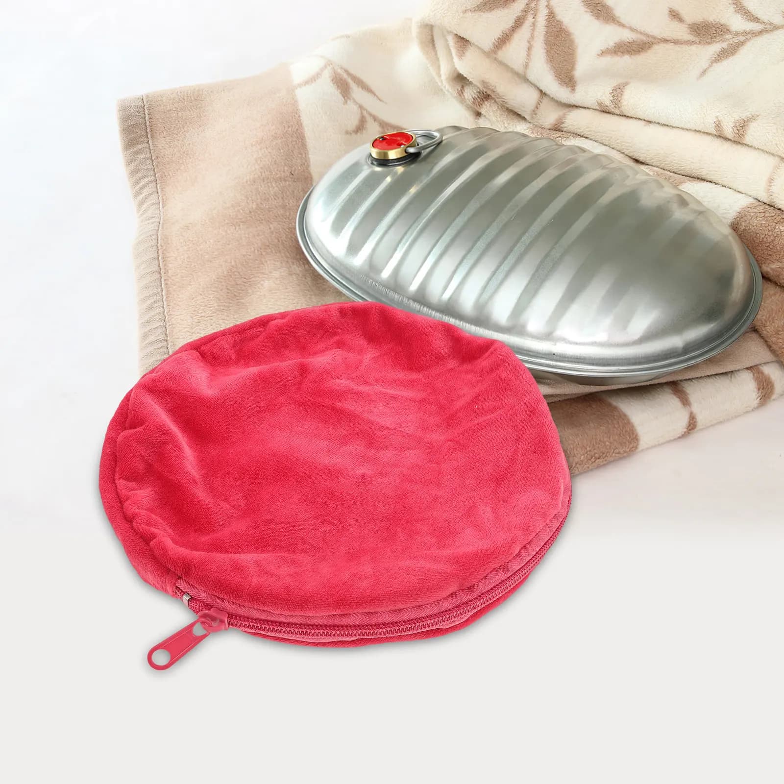 Thermal Bottle Covers in Soft Flannel, Reusable, for Cold climates, Roll Insulating Protector for Bottles