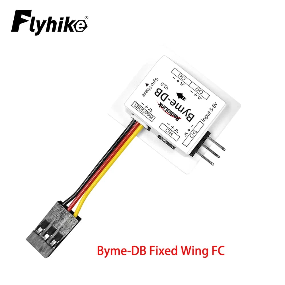 Radiolink Byme-DB Giroscopio incorporato con controllo di volo ad ala fissa per aereo Delta Wing Micro Paper J10 SU27 F22