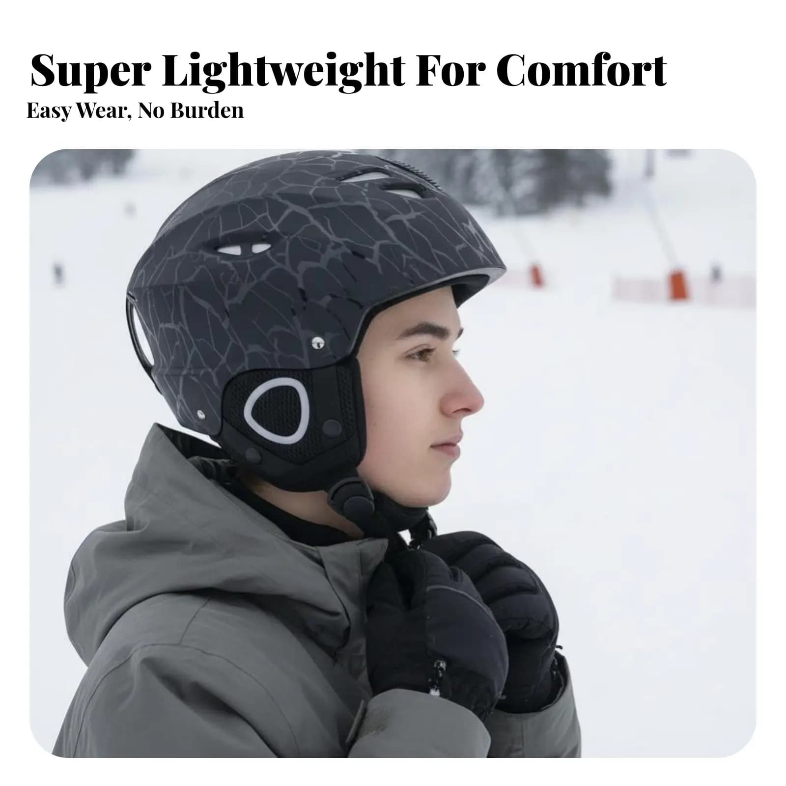 Casco da Sci con Visiera e Occhiali Integrati, Protezione Completa Unisex per Sport Invernali e Sci