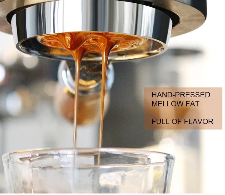 Hand Press Coffee Machine Manual Espresso Extraction Variable Pressure Lever Coffee Maker Preheating Warming Cup Function