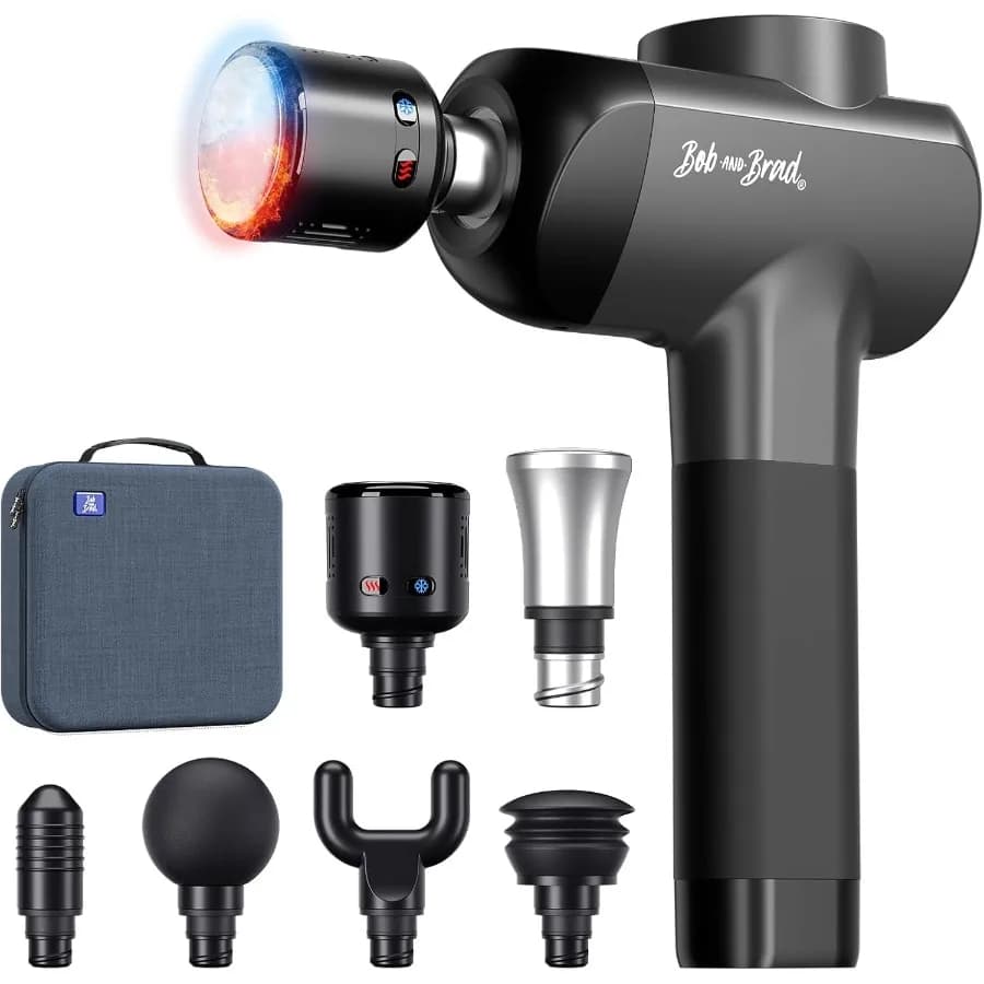 X6 Pro Max massage gun with HeatCold therapy and metal head for deep tissue percussion massager Ideal for electric Mus athletes