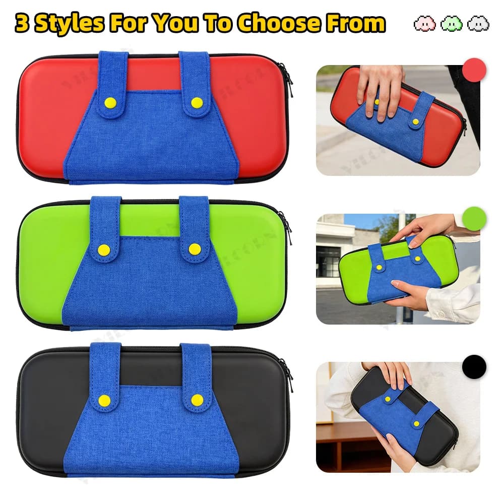 Custodia Portatile per Switch 2, Simpatica Custodia da Trasporto con 10 Slot per Cartucce di Gioco, Borsa da Viaggio Sottile