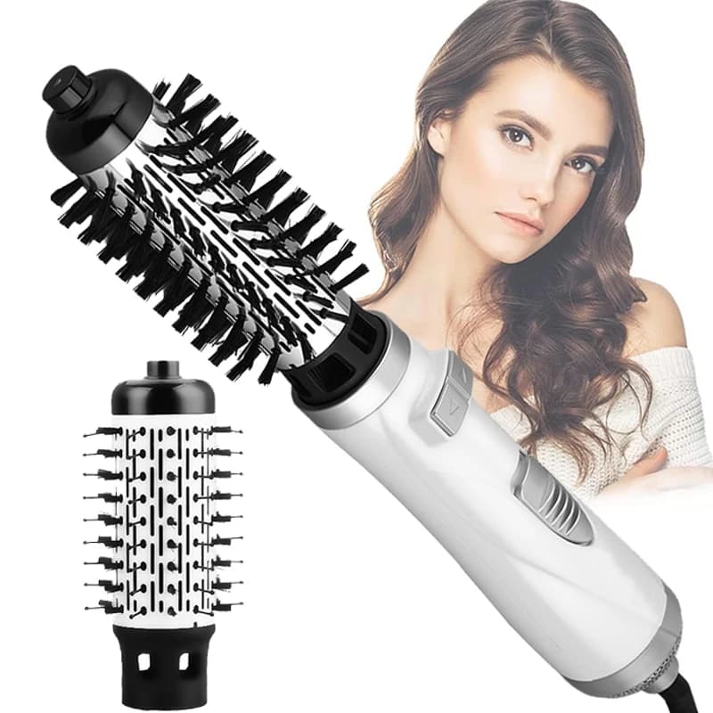 2 in 1 Bathroom brush for hair dryer Rotating brush for hair to negative ions Hair brush Ceramic hair brush