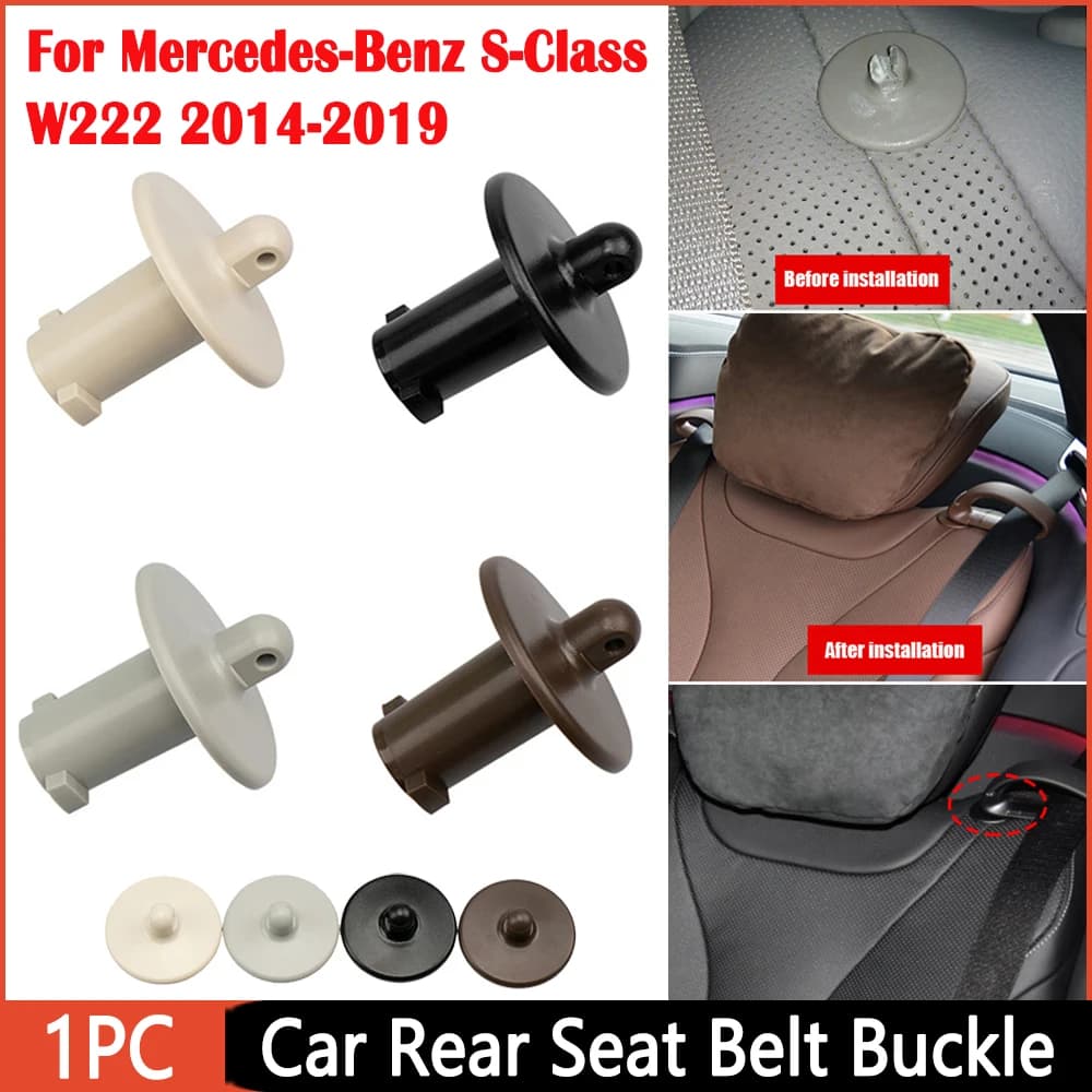 Fibbia di fissaggio del cavo della guida della cintura di sicurezza posteriore dell'automobile per mercedes-benz classe S W222 2014-2019 Clip di cintura sicura parti interne automatiche