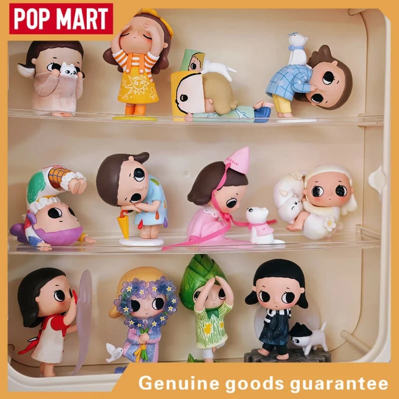 Pop Mart Nyota Four Seasons Timing Series Blind Box Ornamento da Collezione Modello Art Toy Decorazione da Tavolo per la Casa Esposizione Quotidiana alla Moda