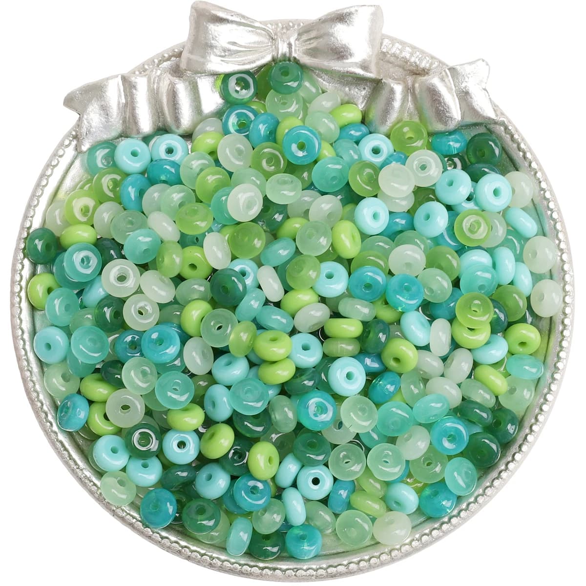 10/20G Per Bag High Quality Domestic Glass Rice Beads Wheel Shape Loose Spacer Beads Colorful Glossy Scattered Beads DIY Handmade Bracelet Necklace Earrings Jewelry Making Craft Findings Supplies