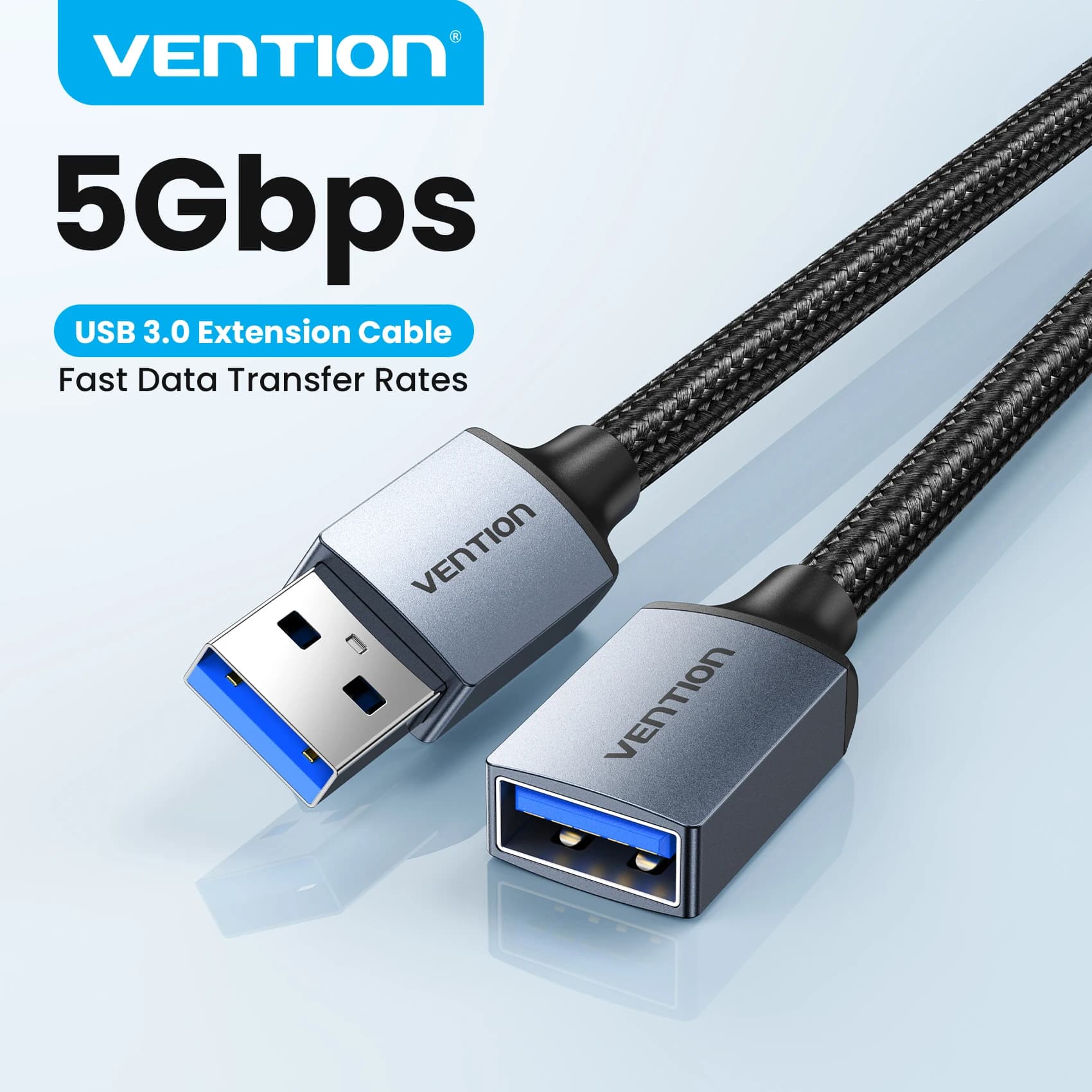 USB cable Vention USB 3.0 extension cable USB 3.0 extension cable from male to female for PS4 Xbox Smart TV PC USB extension cable