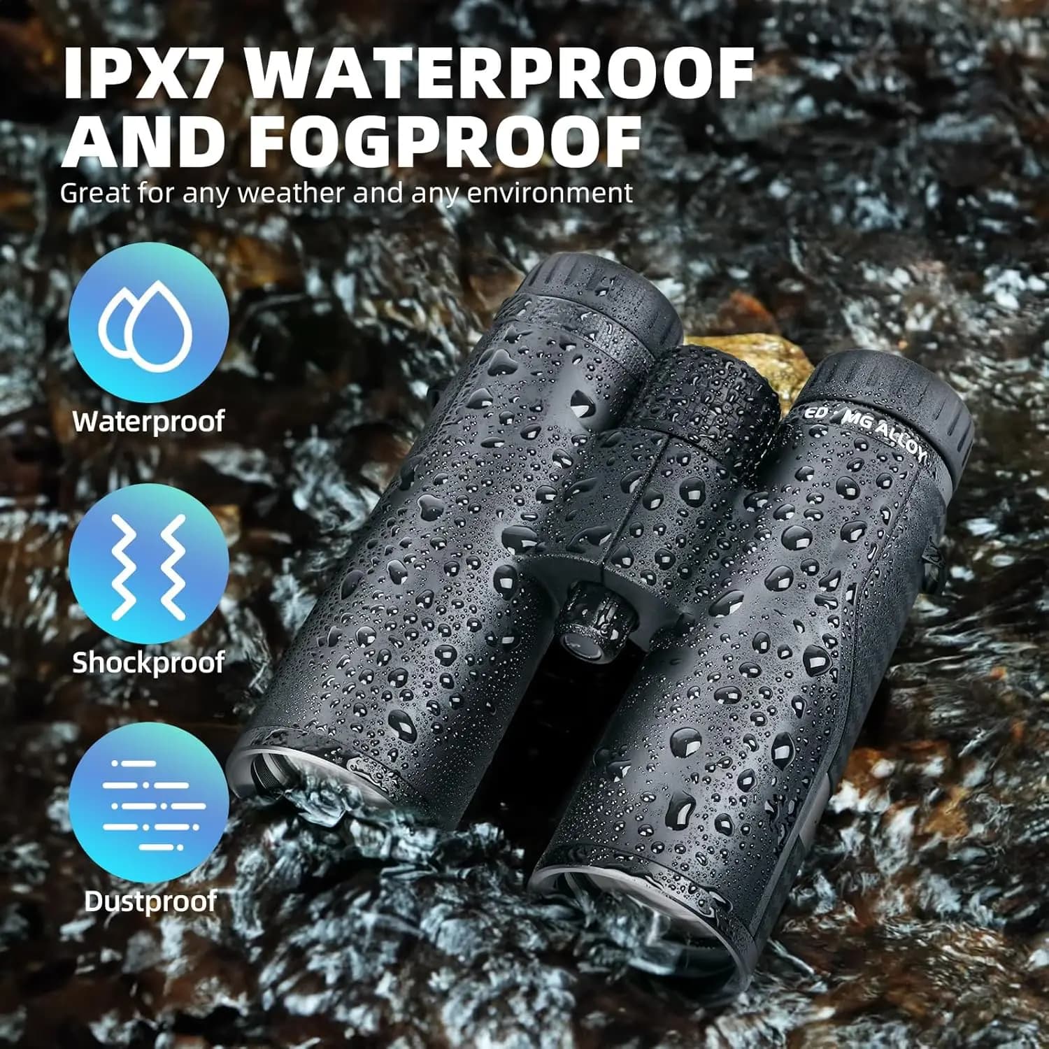 Shuntu 10x42 8x42 ED Binocolo Impermeabile Antiappannamento Corpo in lega di magnesio BAK4 Prisma Telescopio ad alta potenza Birdwatching Caccia