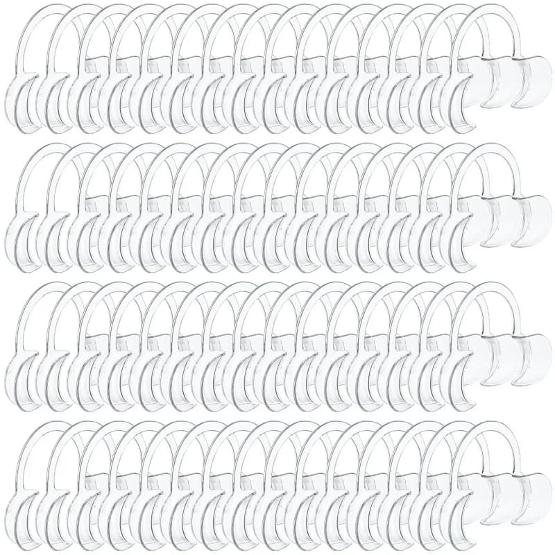 10 PCS Divaricatore per guance dentale Divaricatore per bocca a forma di C Divaricatore monouso per guance per labbra per divaricatore per sbiancamento dei denti