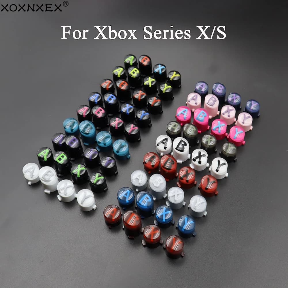 1Set ABXY Azione Pulsanti Faccia Mod Kit Sostituzione Gamepad Parti di Riparazione Per XBox Serie XS Core Controller