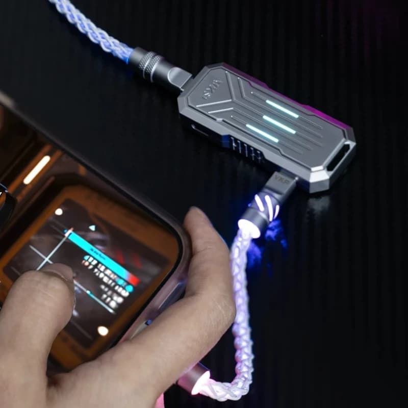 Hub Docking Station 8K con Tastiera Magnetica, Hub USB CNC Dedicato, Trasformatore 1in3 per Gamer e Accessori per Esports