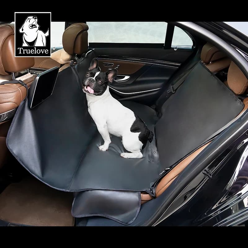 TRUELOVE Tappetini per auto per animali domestici TLP1981 Dupont Materiale impermeabile Doppia sicurezza Tracolla regolabile Fibbia Presa per cintura di sicurezza per auto