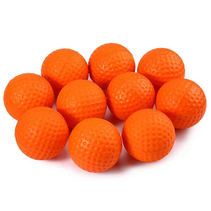 Palline da golf in schiuma PU da 10 pezzi, spugna elastica per allenamento per interni ed esterni