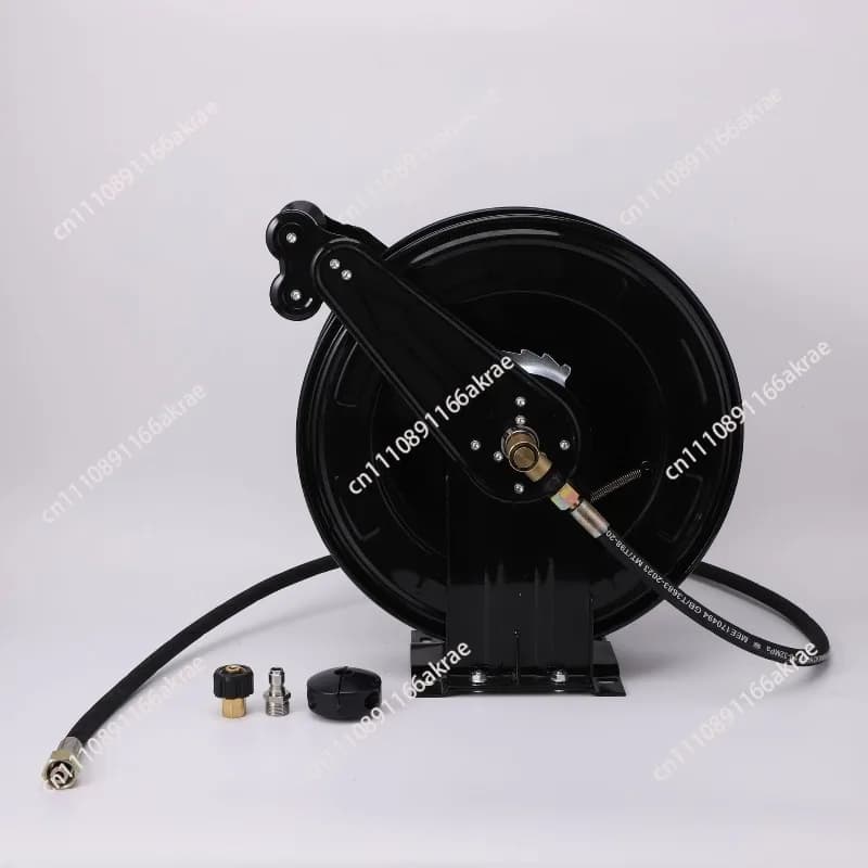 for Industrial grade automatic telescopic water drum machine Portable car wash Suspendable pipe reel Washing machine