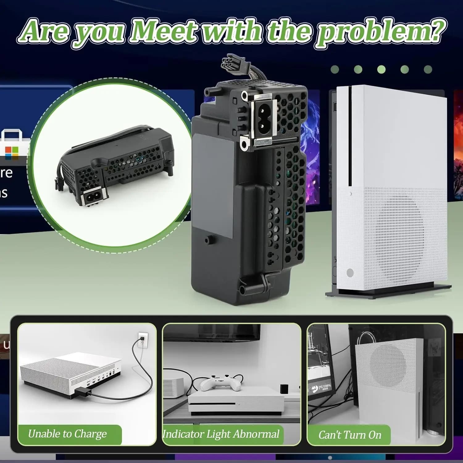 NUOVO Alimentatore Originale/OEM per Xbox One S (Slim) PA-1131-13MX / N15-120P1A, Parti di Ricambio, Accessori per Giochi