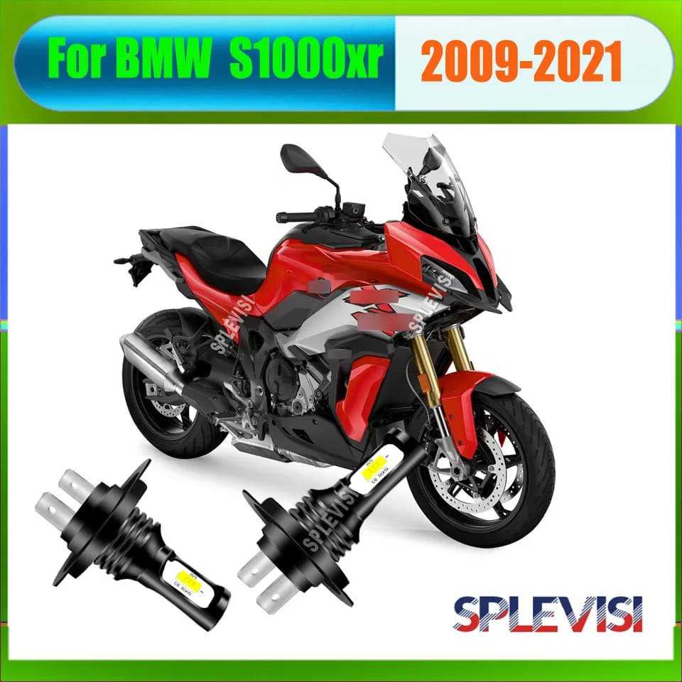 Faro a led per moto - sostituzione diretta di lampadine alogene di stock per BMW S1000xr 2009 2010 2011 2012 2013 2014 2015-2021