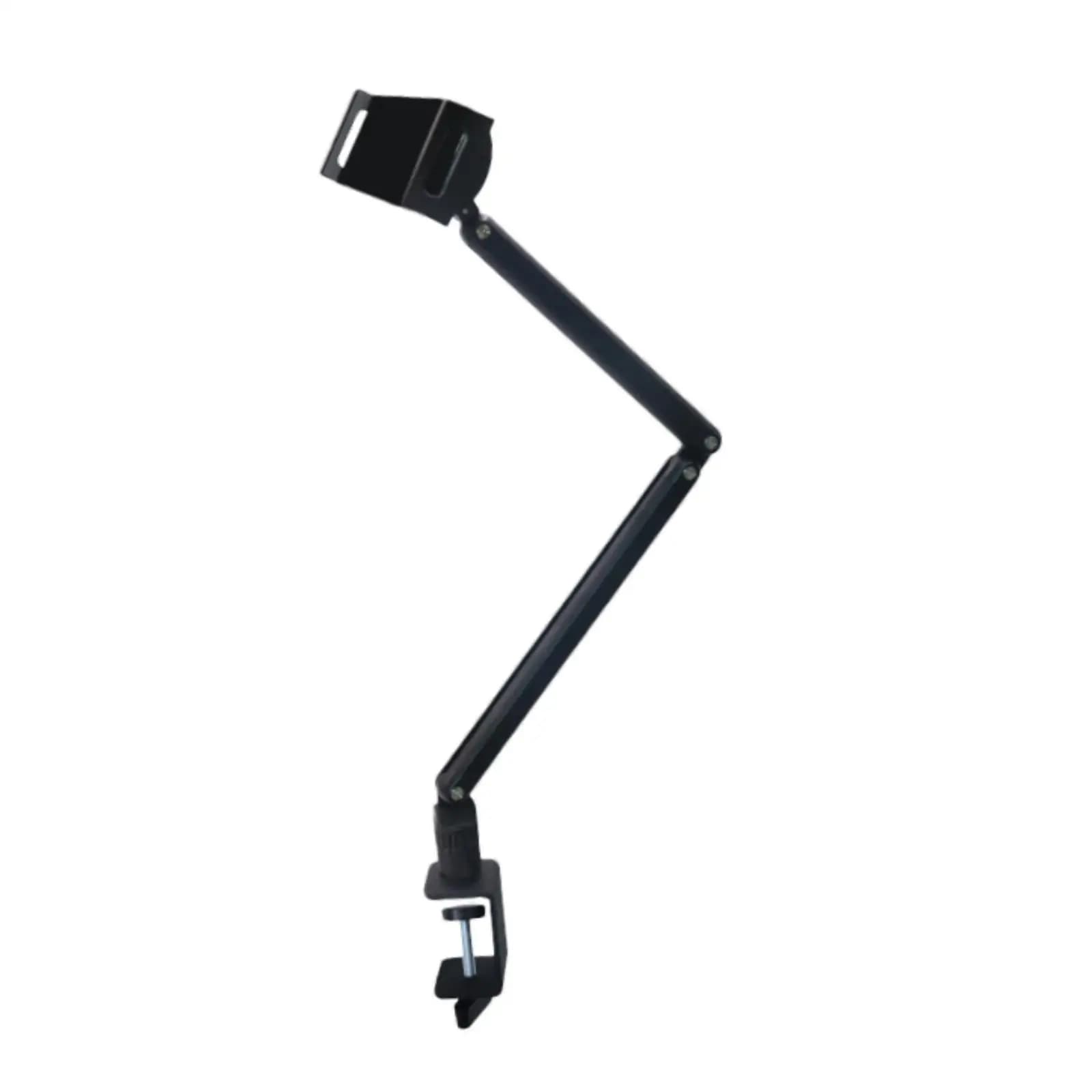 Supporto per Laptop Antiscivolo Girevole a 360 Gradi Multifunzione Robusto con Clip da Scrivania e Porta Telefono per Palestra, Tavolo, Casa, Cucina, Fotocamera