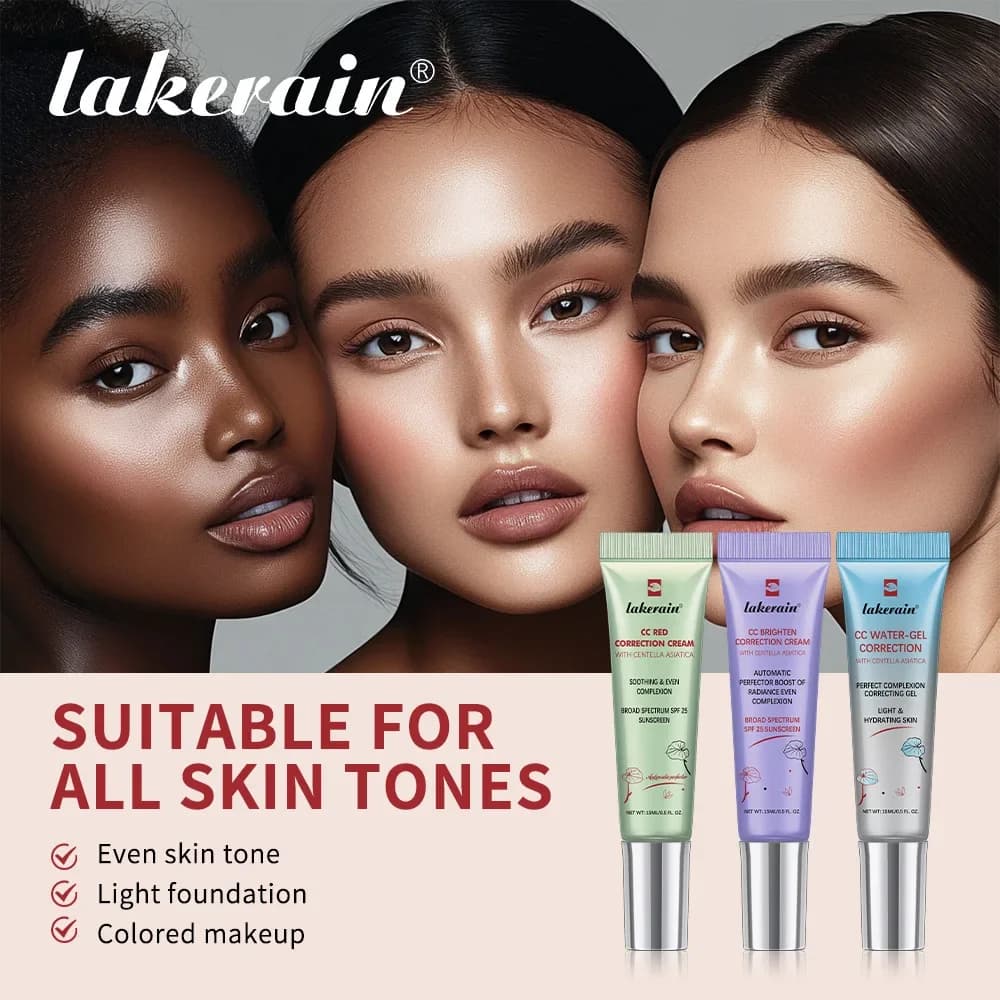 CC Red Corrector Cream Total Cover Liquid Background Corrector for long-lasting waterproof redness Korean cosmetic makeup for face