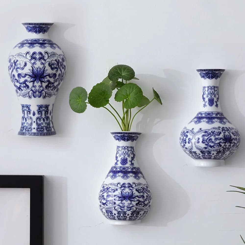 Vaso in ceramica antico da appendere alla parete Mini composizione floreale fai da te Decorazione da parete Pianta Vaso da fiori Ornamenti per vasi idroponici