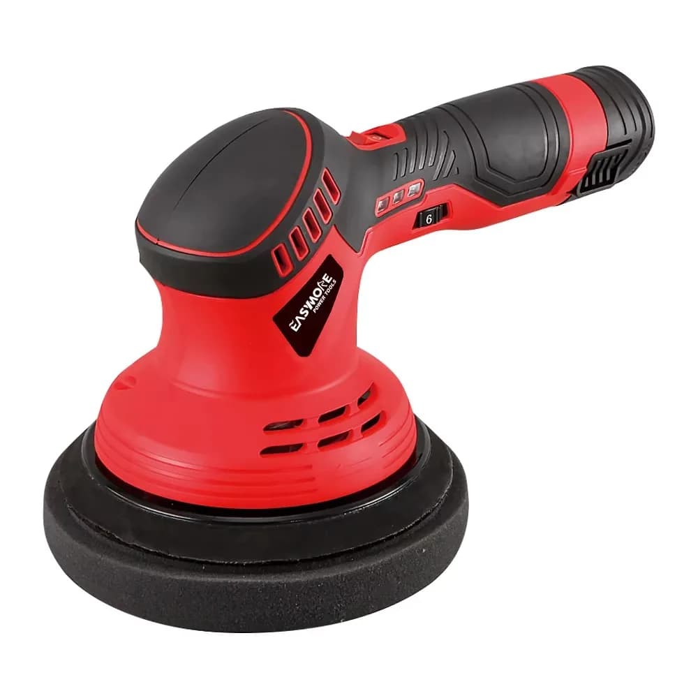 Lucidatrice per Auto Senza Fili 12V DC da 6 Pollici, Supporto per Pad da 150mm, Utensile Elettrico da 60W, Lucidatrice Senza Fili per Ceratura Automobilistica