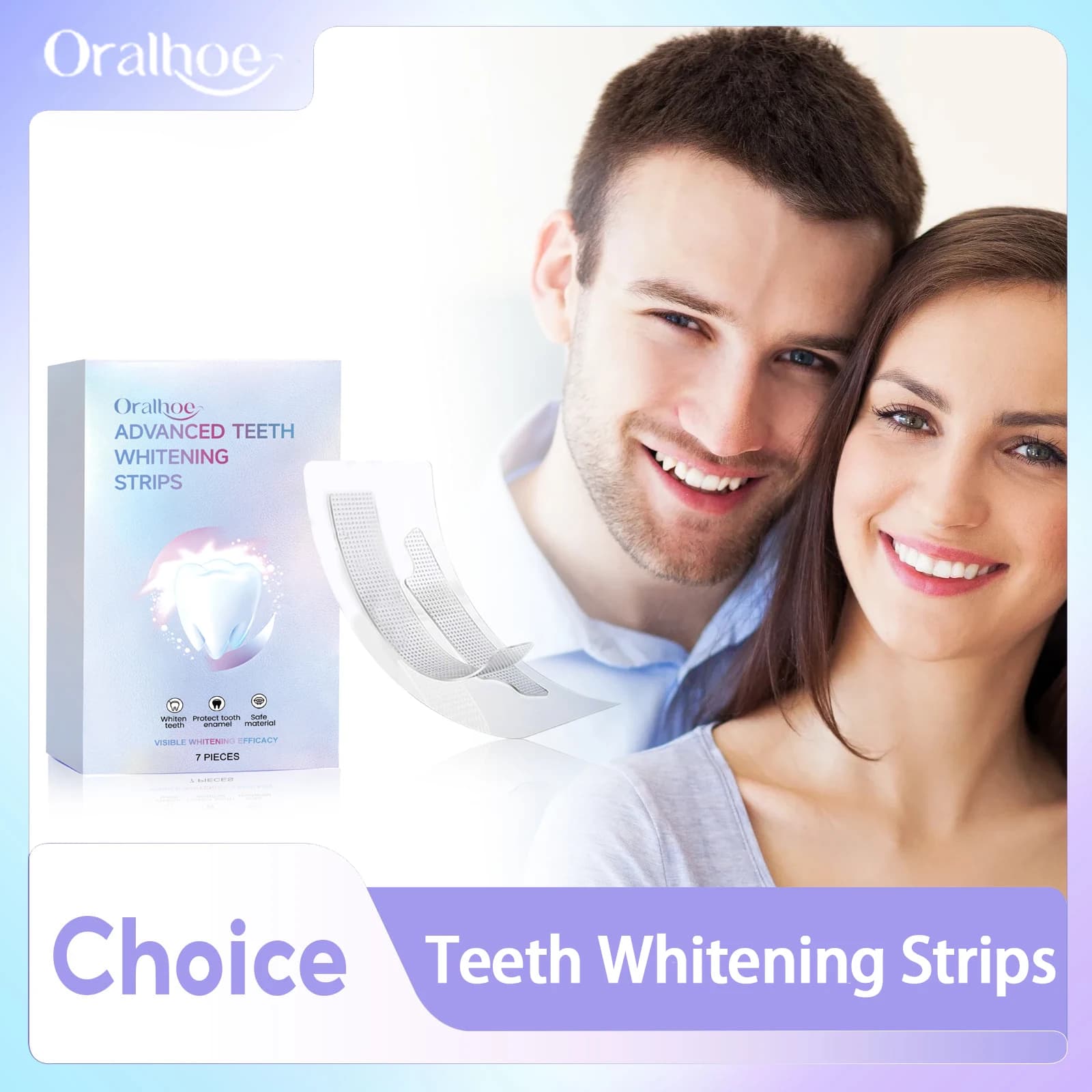Teeth whitening strips Clear teeth bleach Reduces pigmentation Restores plaster for removal of white teeth stains Dental cleaning 2026