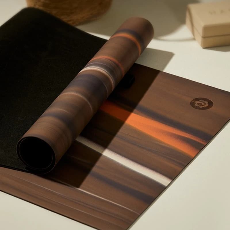 Tappetino da yoga per la casa professionale antiscivolo assorbimento degli urti per donne e uomini allenamento fitness assorbimento degli urti in gomma naturale