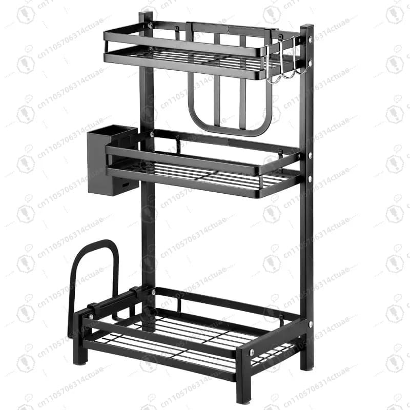 Set di portaspezie da cucina 1PC, scaffale portaoggetti per barattoli di condimento in acciaio inossidabile per armadietto da appoggio da cucina di casa