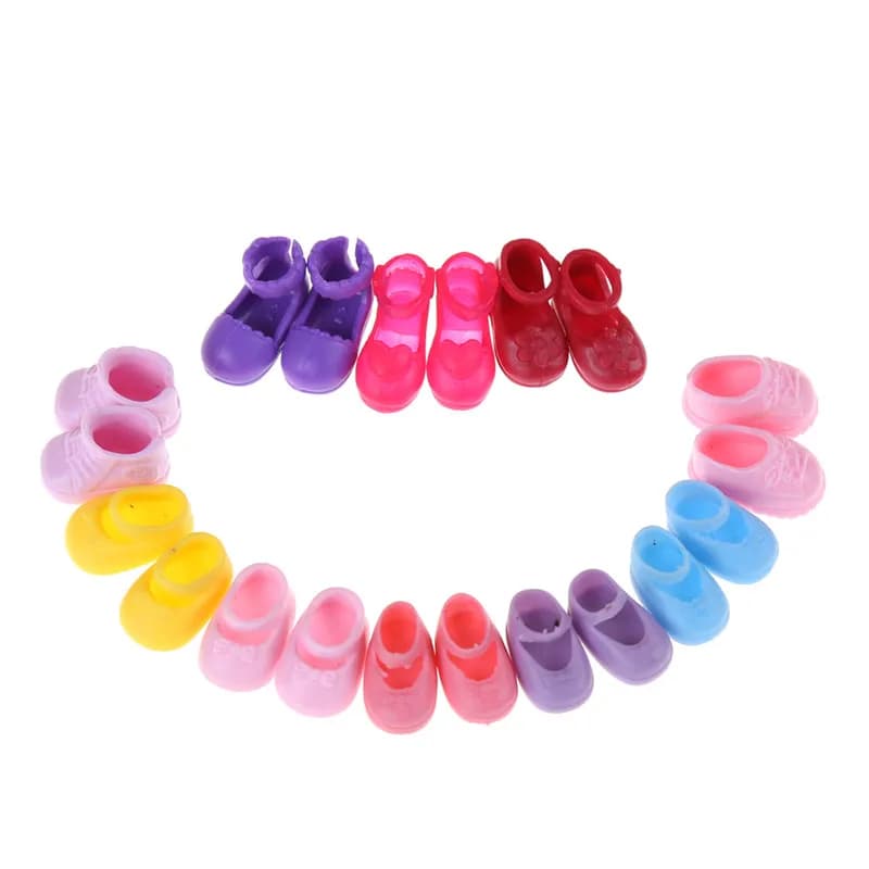 5 paia moda Kylie bambola scarpe stivali accessori per bambole per sorella bambola regalo per bambini vendita calda misura per 1.8cm di lunghezza piedi casuali