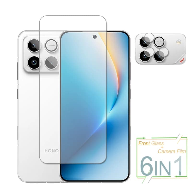 For Honor Win Glass Honor Win RT Screen Protector Protective Clear Tempered Glass Phone Rear Camera Lens Film For Honor Win RT