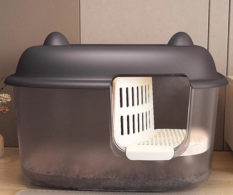 Lettiera per gatti extra large Lettiera per gatti speciale antispruzzo stile corridoio gigante