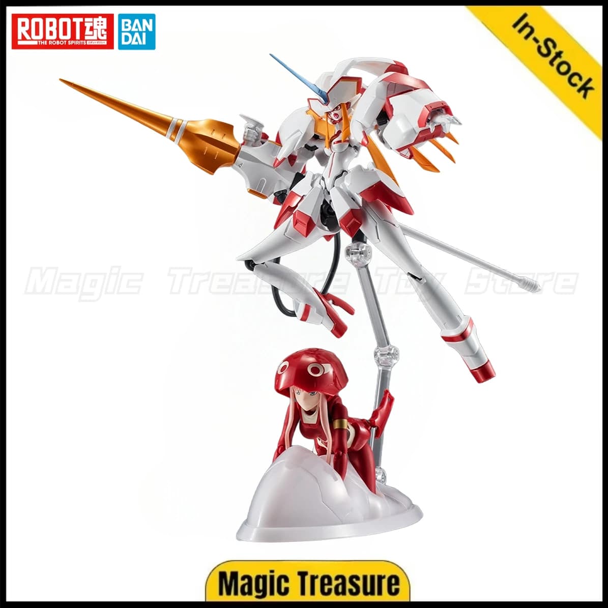 【Disponibile】ROBOT originale BANDAI SPIRITS SHFiguarts DARLING in The FRANXX Strellizia 02 Action Figure Toys