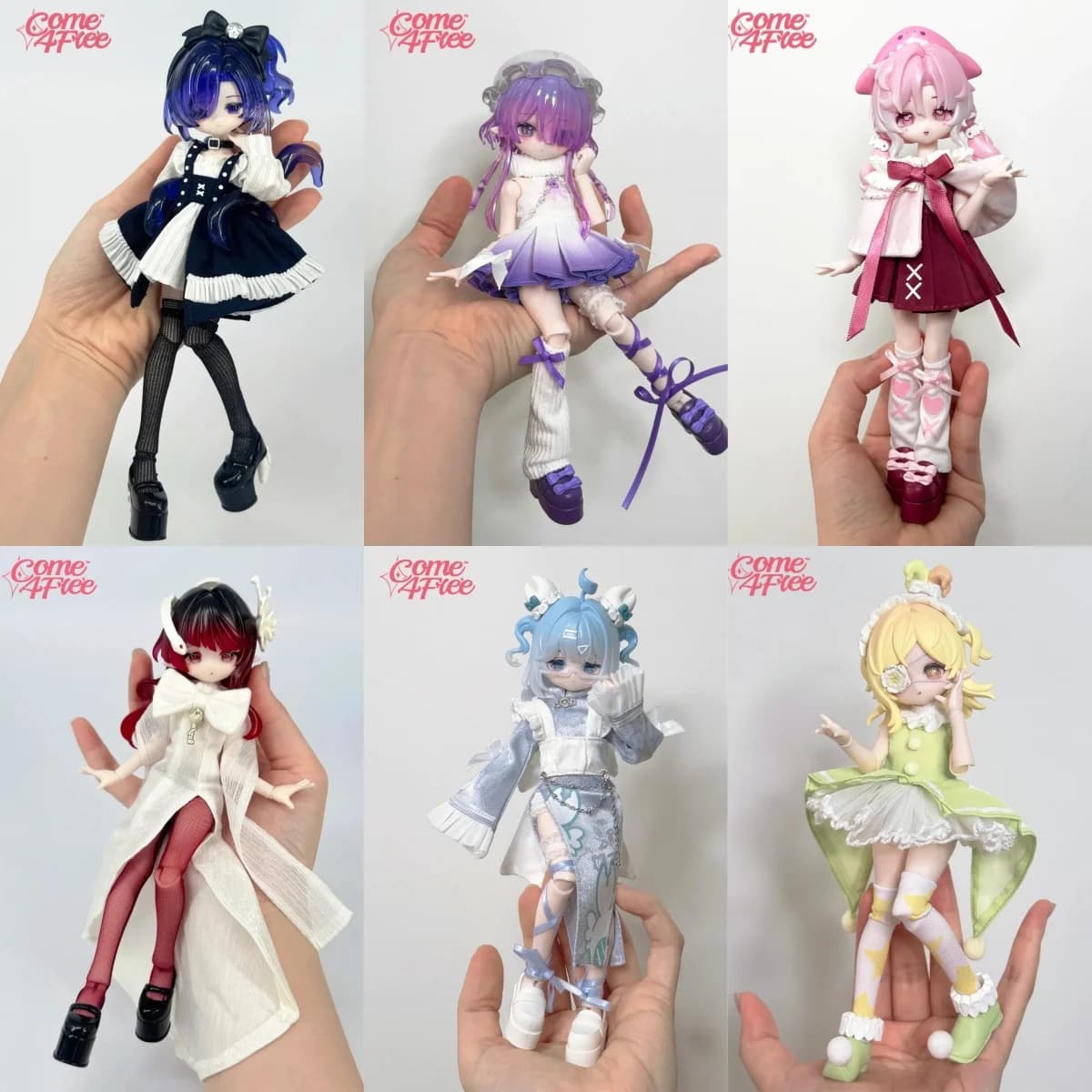 Nuovo Come4free Minty 1/8 Bjd Mi Tian Ocean Gemstone Series Articolato Action Figure Modello Giocattolo Da Collezione Cieco Scatola Regalo