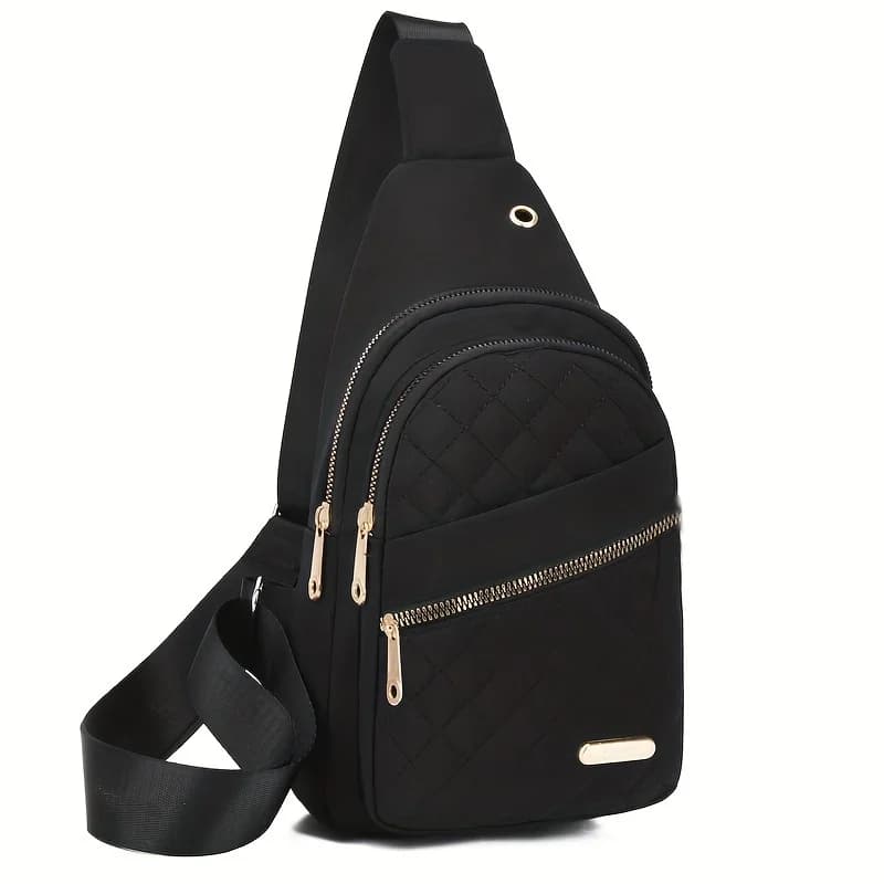 Borsa a tracolla trapuntata leggera e comoda, perfetta per l'uso quotidiano, gite casual e borsa a tracolla da donna da viaggio