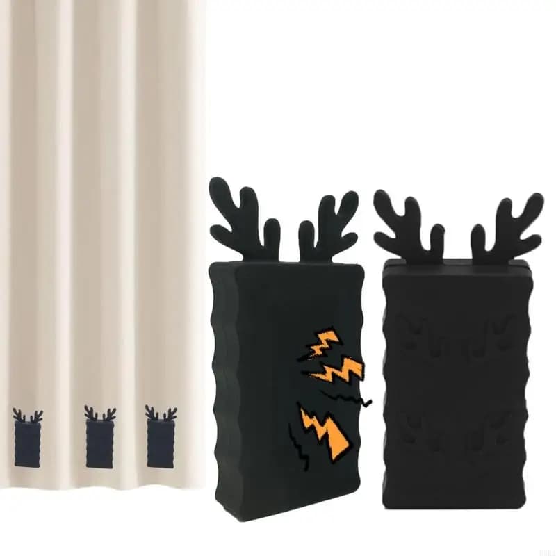 Tool Complimentary Curtain Clamps For Thick Fabric Secure Insulated Bathroom Shower Curtains Outdoor Camping Shelter Easy Break