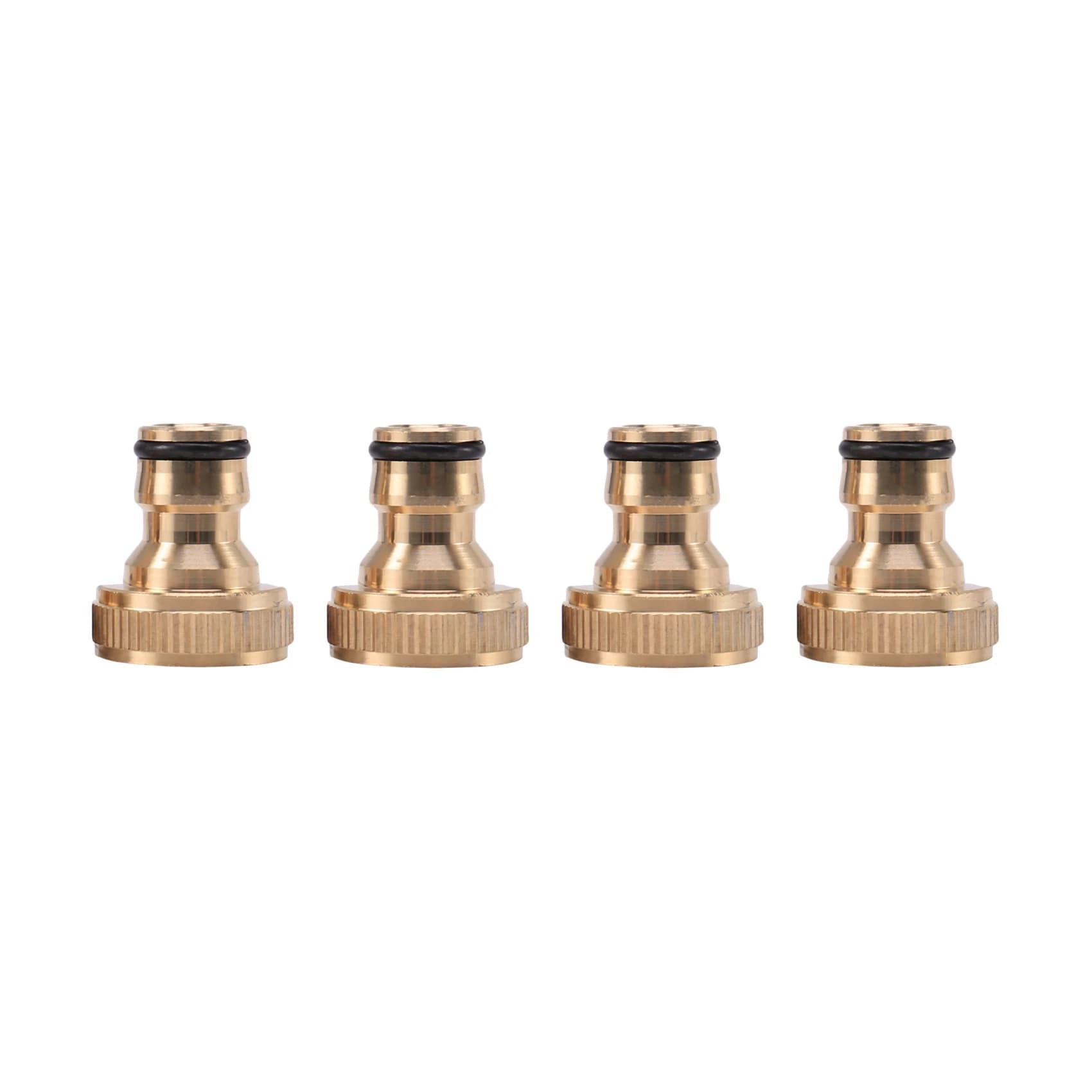 SEWS-8Pcs Garden Water Hose Pipe Fitting Tap Male Faucet Connectors, Garden Hose Quick Connect Fittings 3/4 Inch