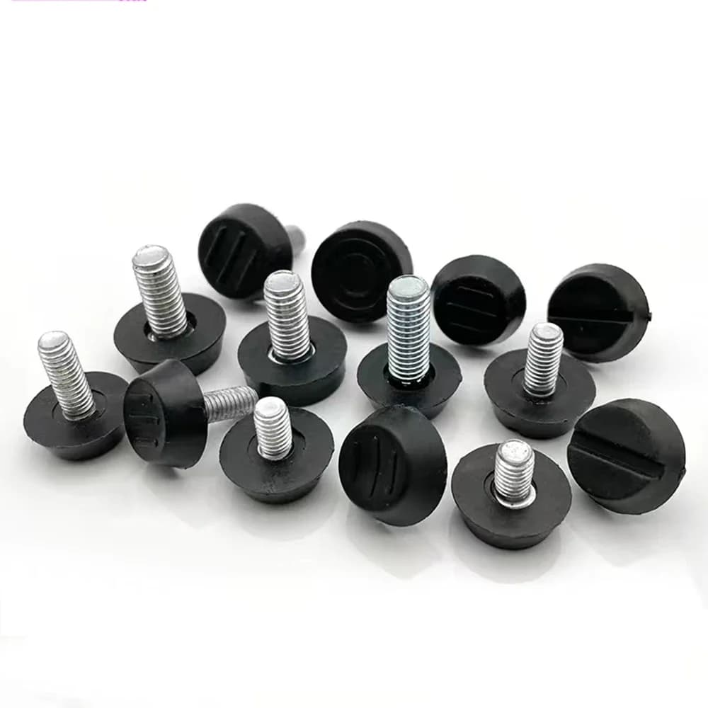 4/8 pezzi gambe per mobili in acciaio regolabili tavolo sedia divano gamba livellatore glide slide pad M6 M8 vite bullone piedini per mobili in metallo livello