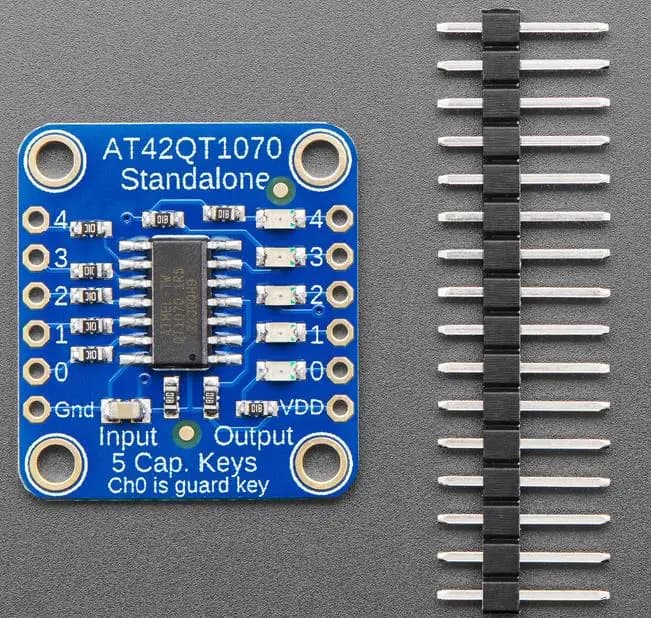 1362 Tactile Sensor Development Tools AT42QT1070 Touch Sensor Breakout