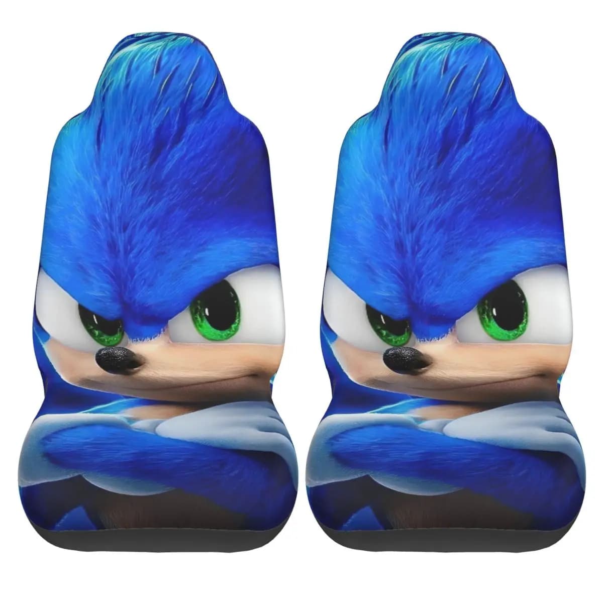 Sonices The H-Hedgehogs Car Seat Covers Two Pieces Original Covers for Cars Flexible Polyester Covers for Vehicles