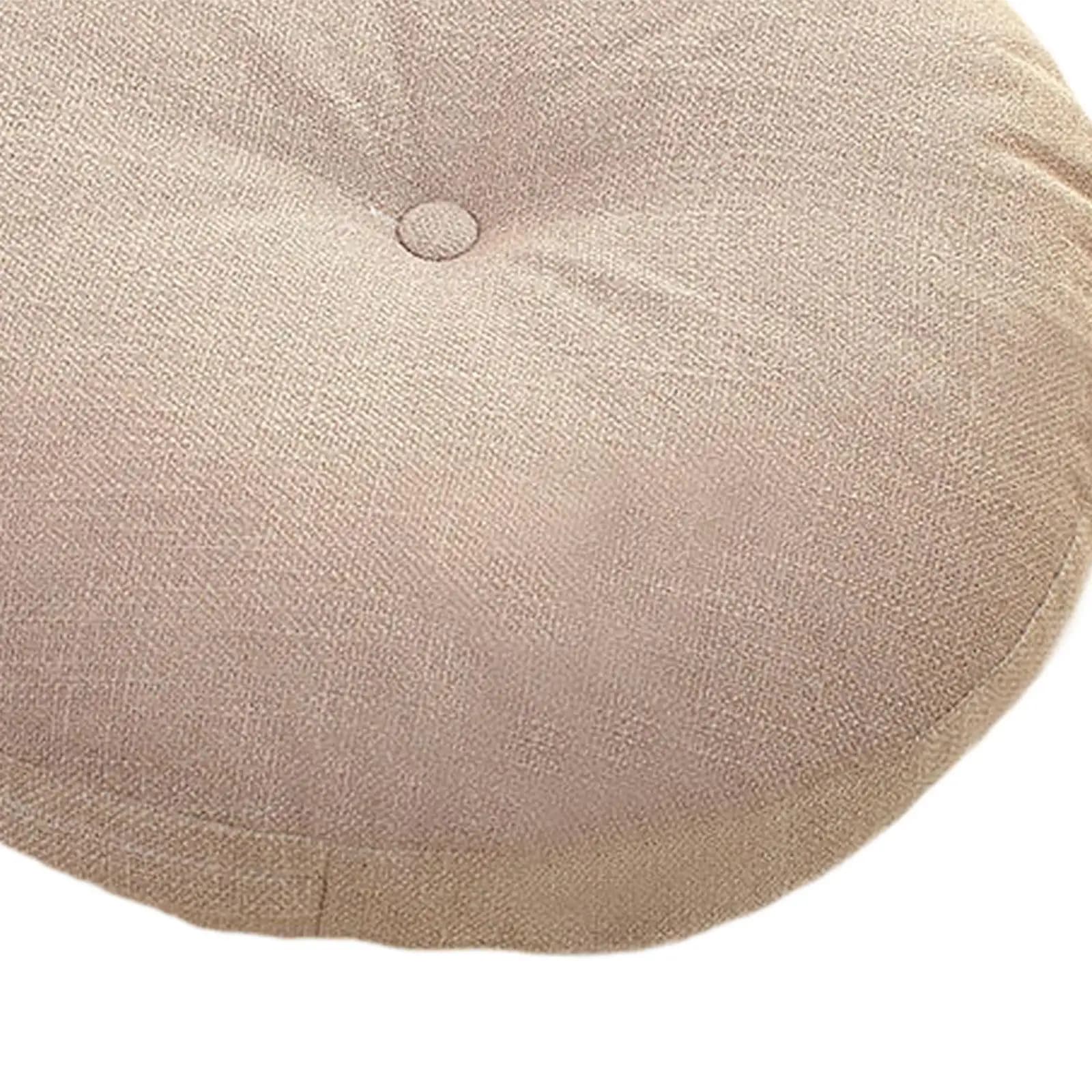 45cm Linen Fabric Floor Pillow Cushion Window Cushion Decorative Versatile Meditation Pillow for Watching TV Accessories