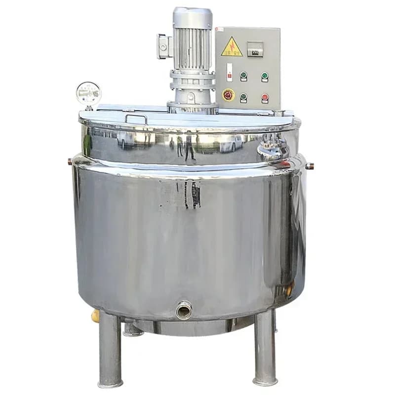 Serbatoio di miscelazione da 1000L in acciaio inox con agitatore, omogeneizzatore e miscelatore per detergenti liquidi e miele - Vendite calde