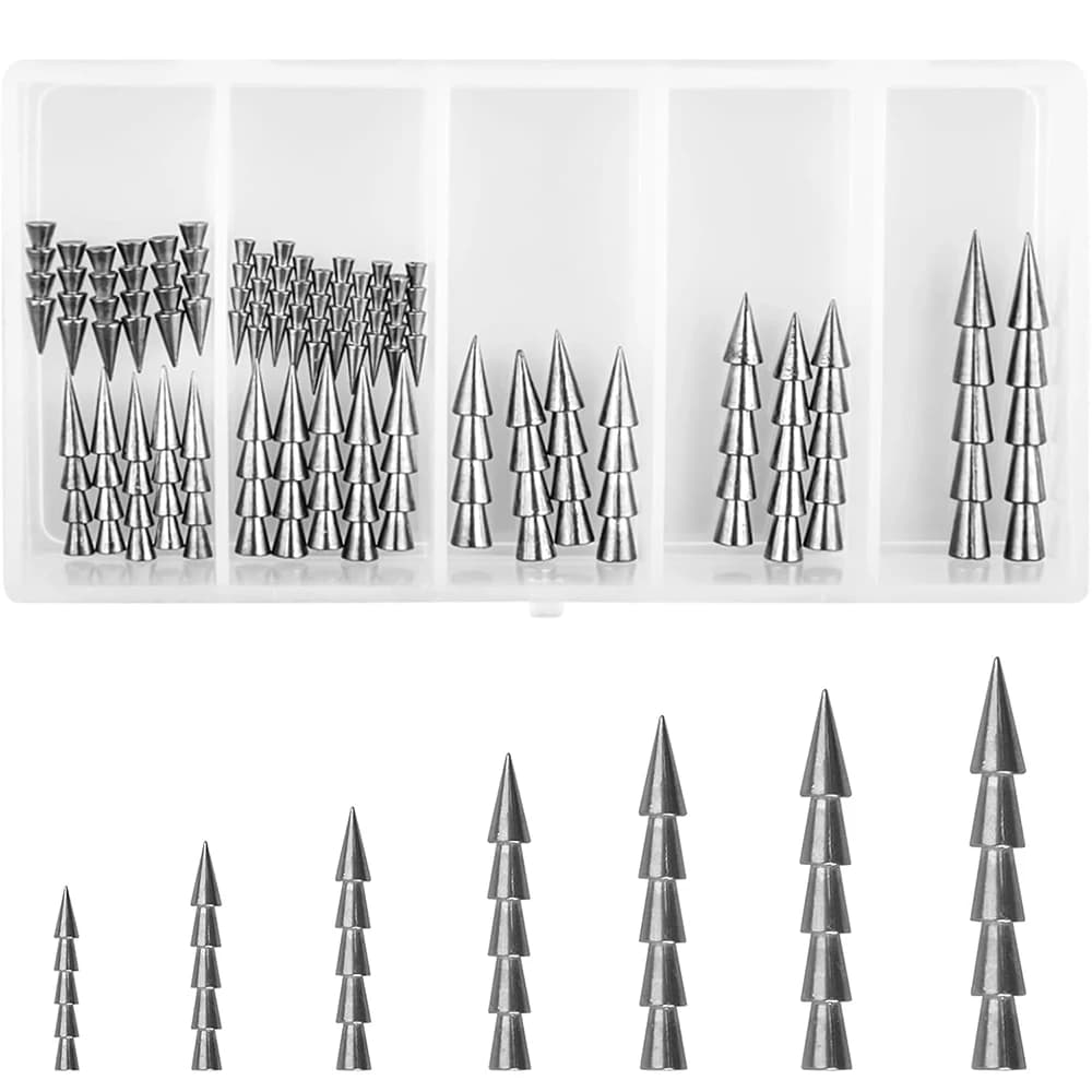 35 pieces weights for tungsten nails piombi fishing worm insert for nail weight pencil ballast fishing weight for soft baits bass fishing