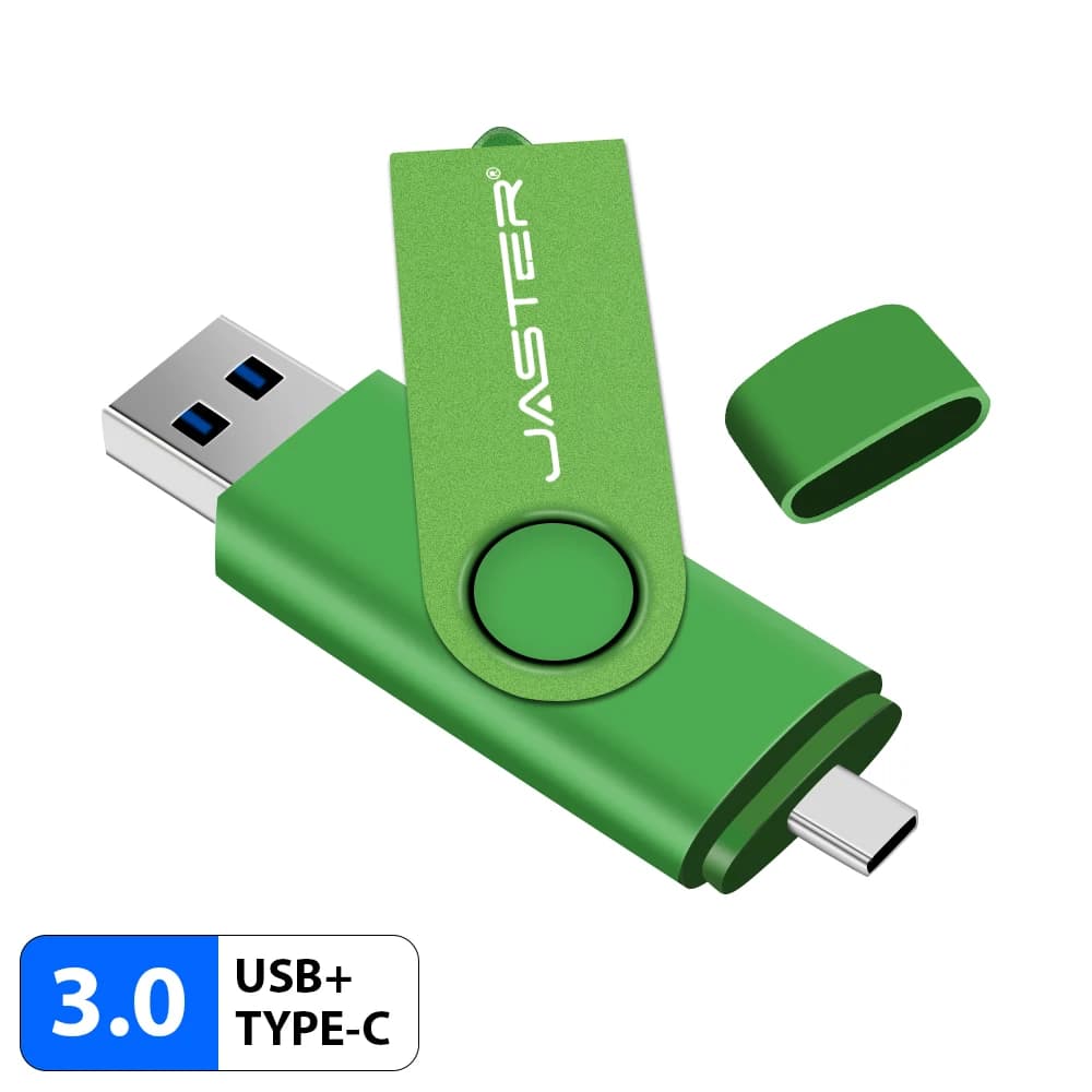 TYPE-C Chiavetta USB 3.0 Chiavetta USB 3.0 OTG USB-C Chiavetta di memoria per telefono cellulare Dispositivo di archiviazione Pendrive Cle Chiavetta USB 128 GB