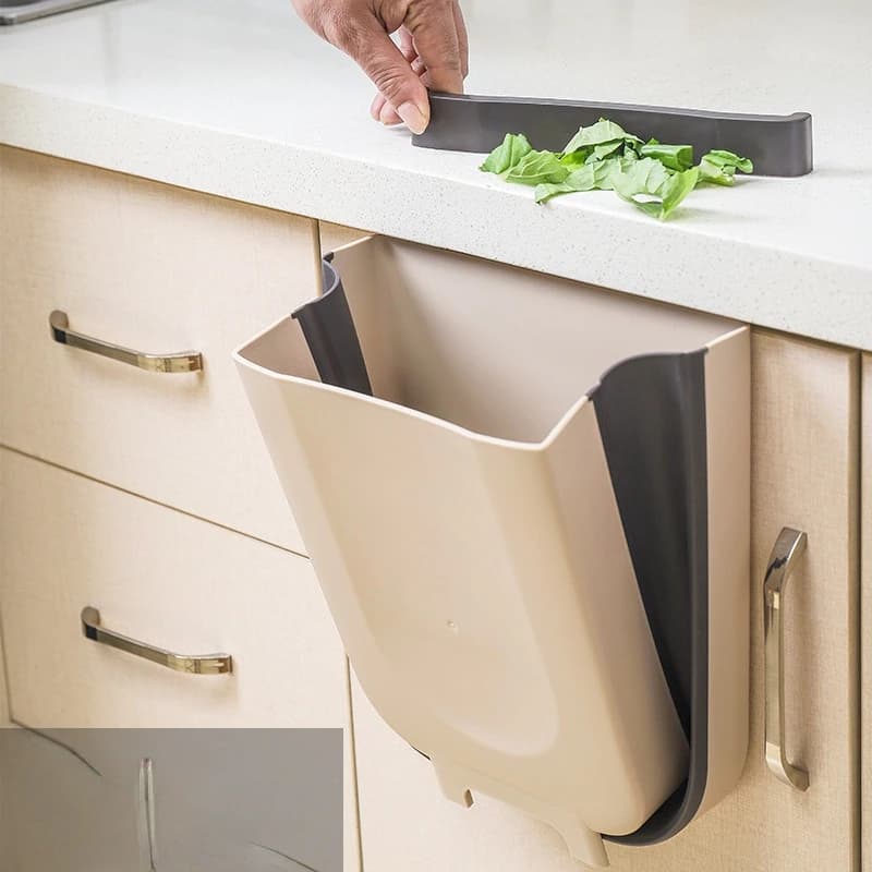 Pattumiera per auto da cucina, bidone della spazzatura pieghevole, bidone della spazzatura, bidone della spazzatura, bidone della spazzatura per cucina