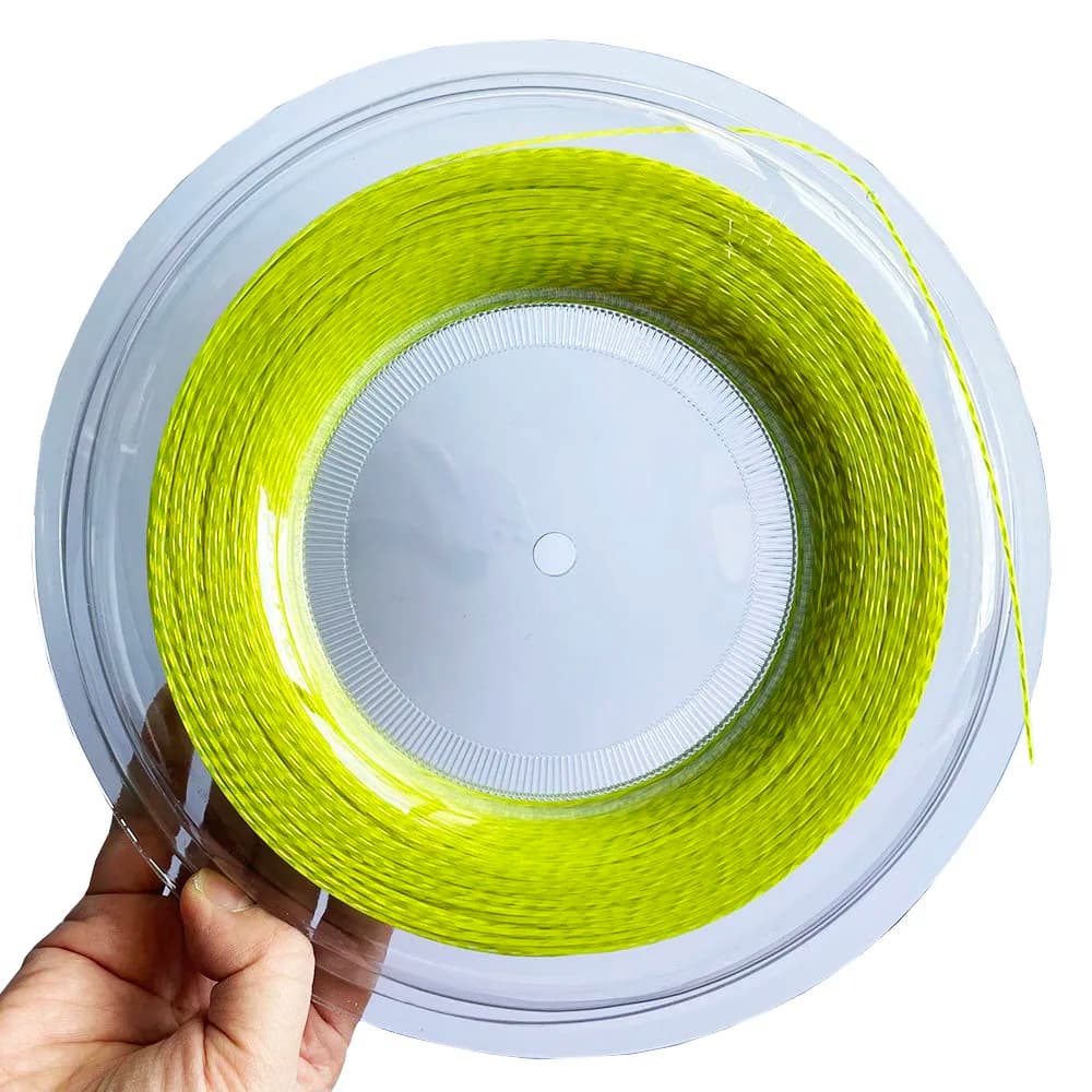 Threaded Elastic tennis court for 1 reel multifilament tennis rack