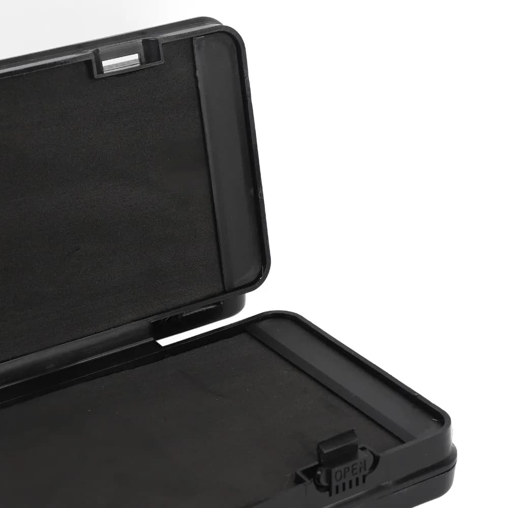6 Layer Carp Fishing Tackle Box for 72 Rigs Capacity PP EVA Hair Rig Tackle Box Twin Clip Lock Lid 25x9x4.4cm